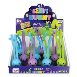 Obrázek z Zajíc plast s dlouhými ohebnými oušky, 3dr (12) 